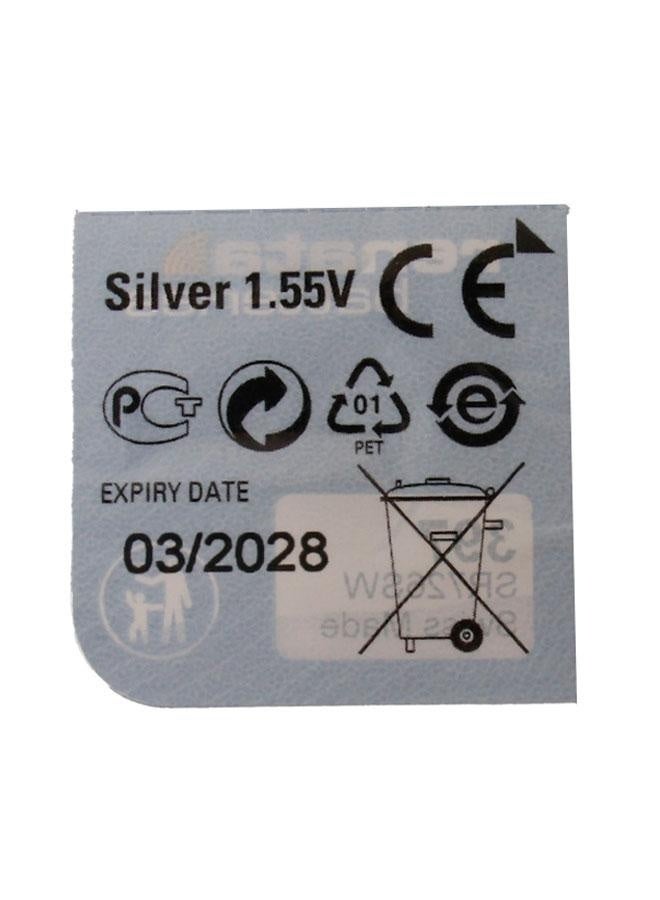 Renata Wrist Watch Battery - 1.55V Battery, 1 Piece Strip 397- SR726SW - Image 2